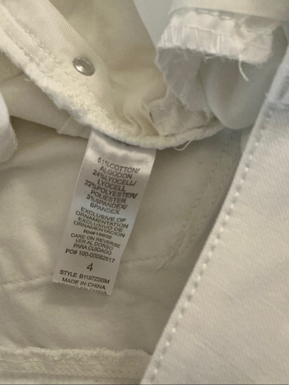 Democracy White Skinny Jeans size 4 - Picture 12 of 12